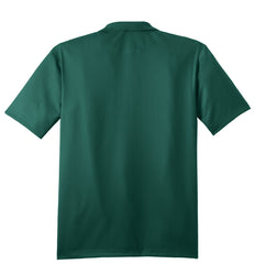 Mafoose Men's Performance Fine Jacquard Polo Green Glen-Back