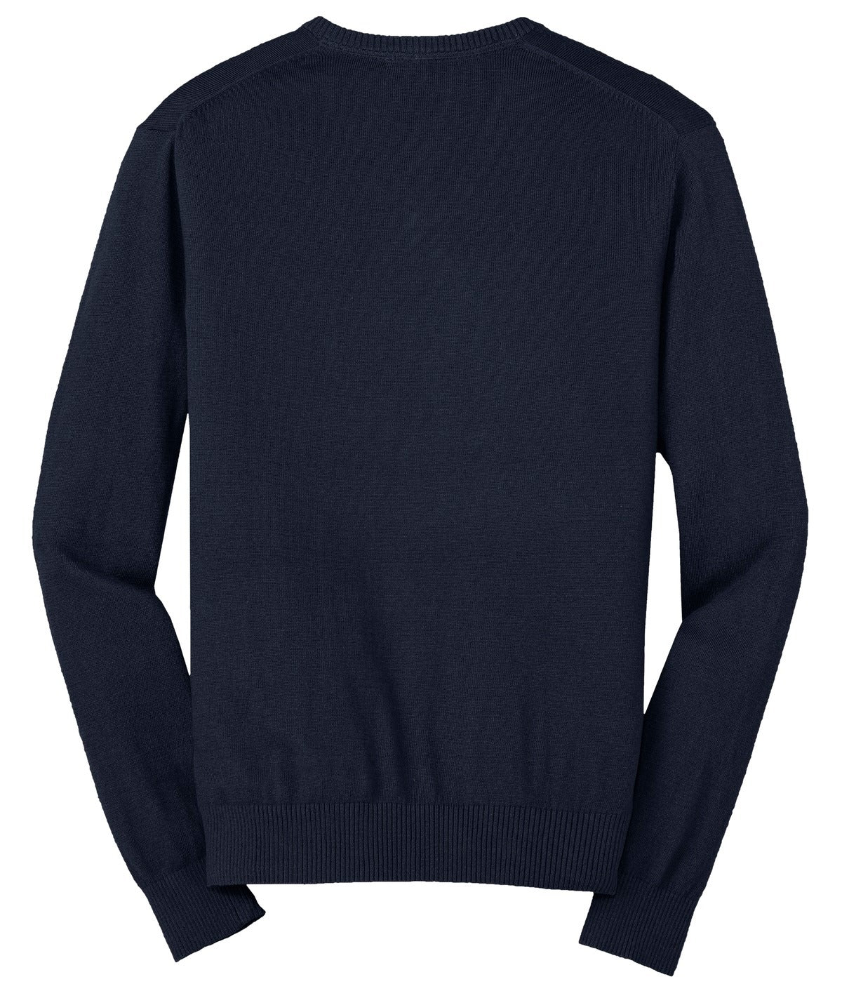 Mafoose Men's V Neck Sweater Navy-Back