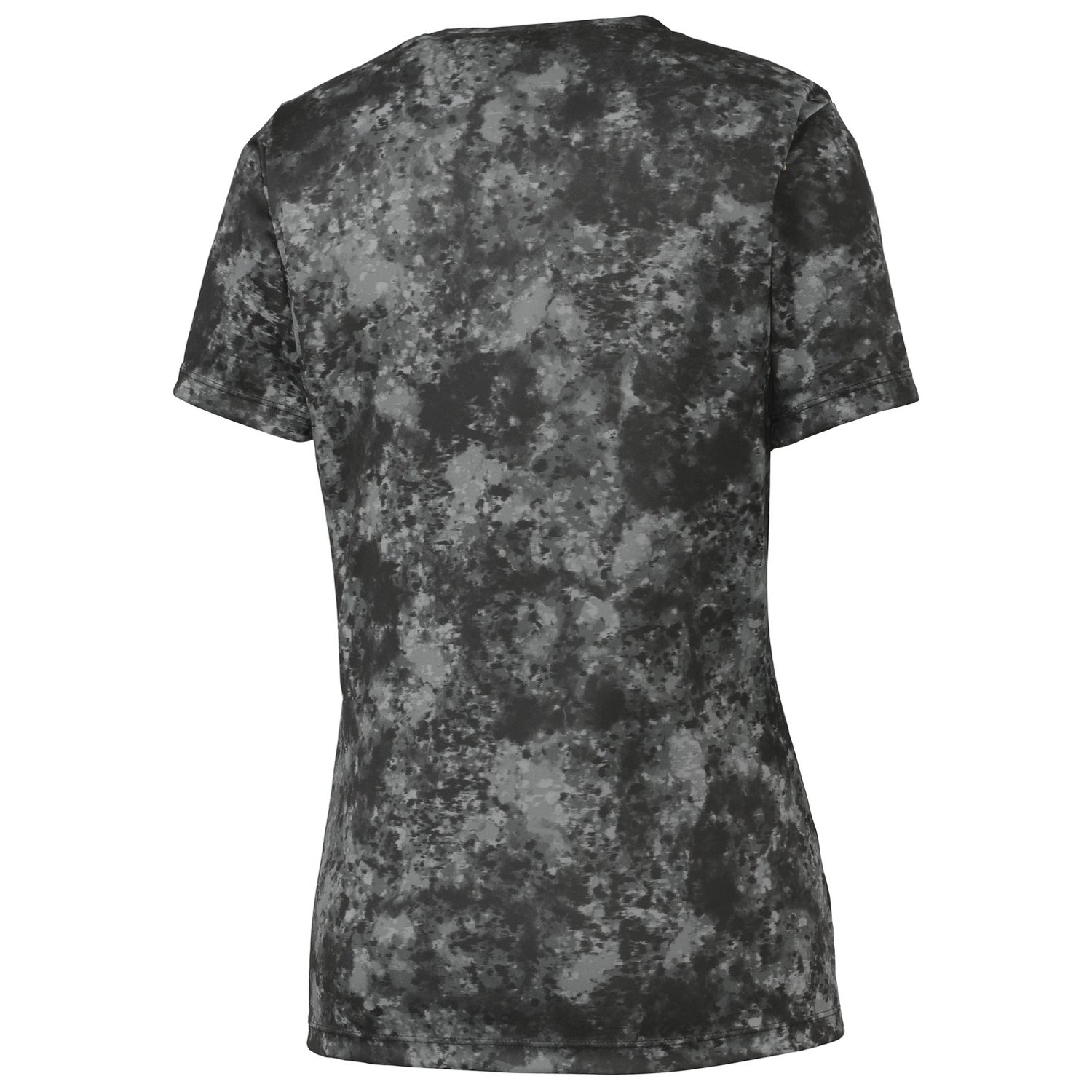 Mafoose Ladies Mineral Freeze Scoop Neck Tee Shirt Black-Back