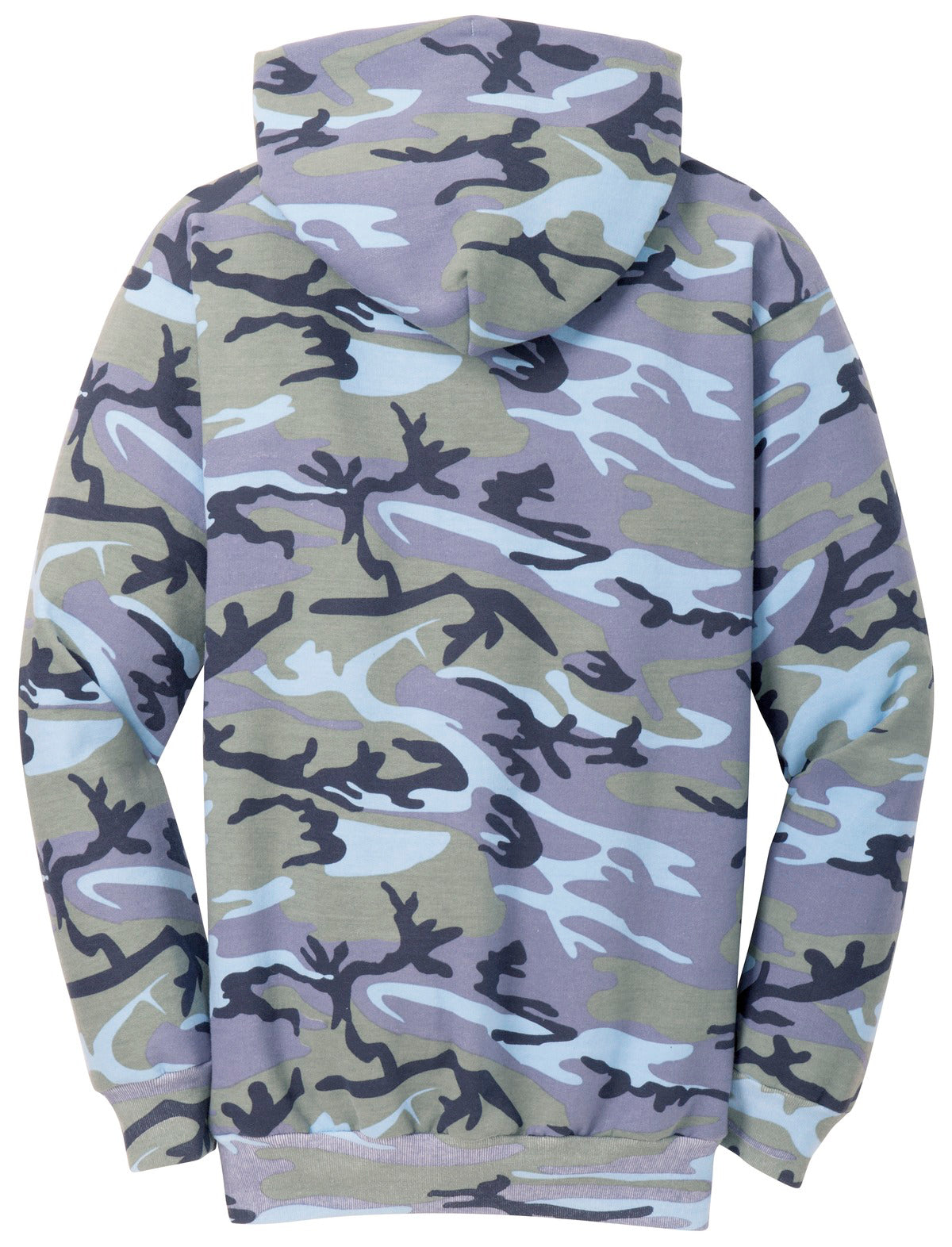 Mafoose Men's Core Fleece Classic Camo Pullover Hooded Sweatshirt Woodland Blue Camo