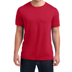 Men's Young  Soft Wash Crew Tee - New Red