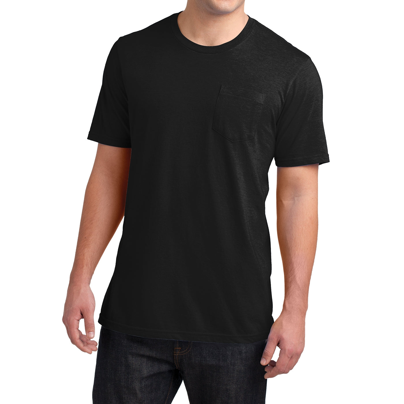Men's Young Very Important Tee with Pocket - Black