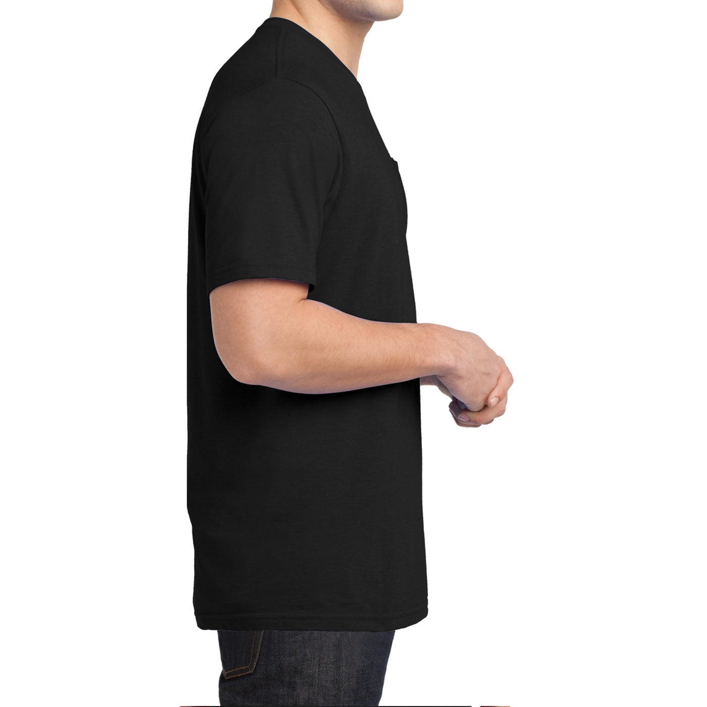 Men's Young Very Important Tee with Pocket - Black