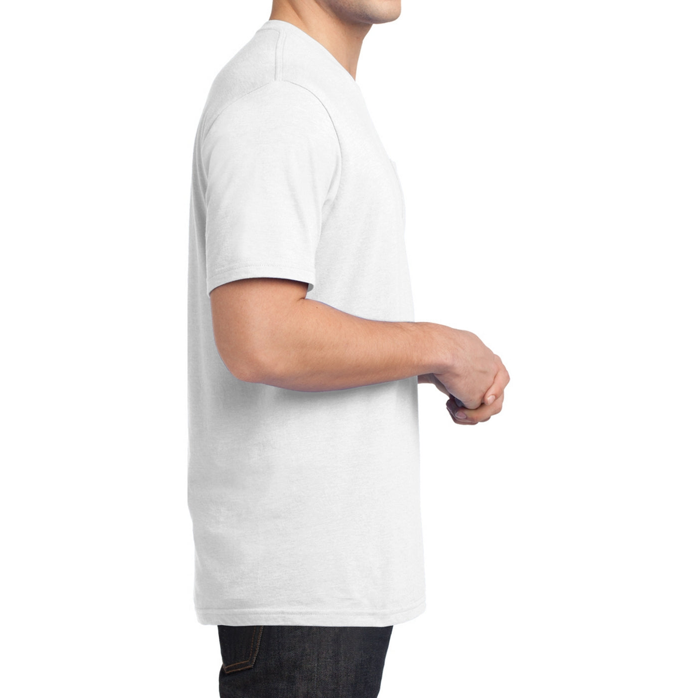 Men's Young Very Important Tee with Pocket - White