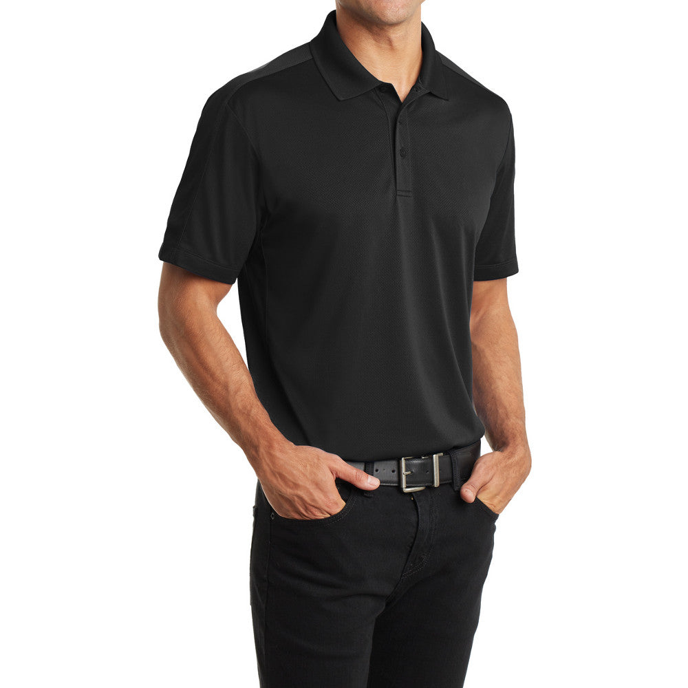 Men's Diamond Jacquard Polo