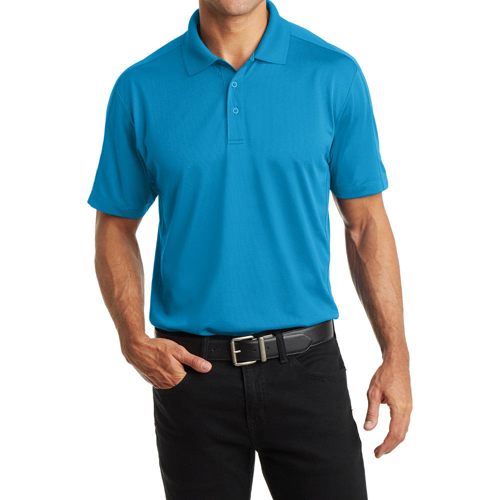 Men's Diamond Jacquard Polo