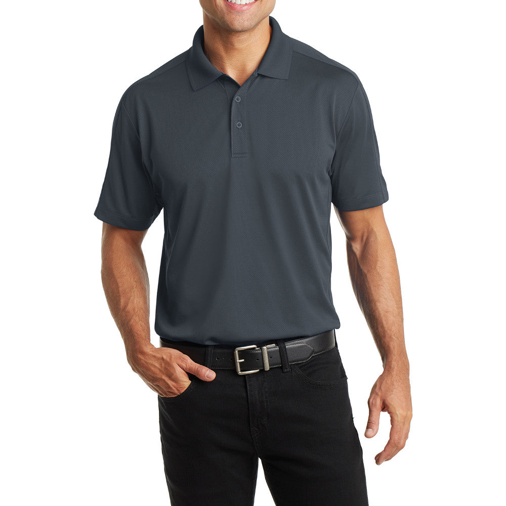 Men's Diamond Jacquard Polo