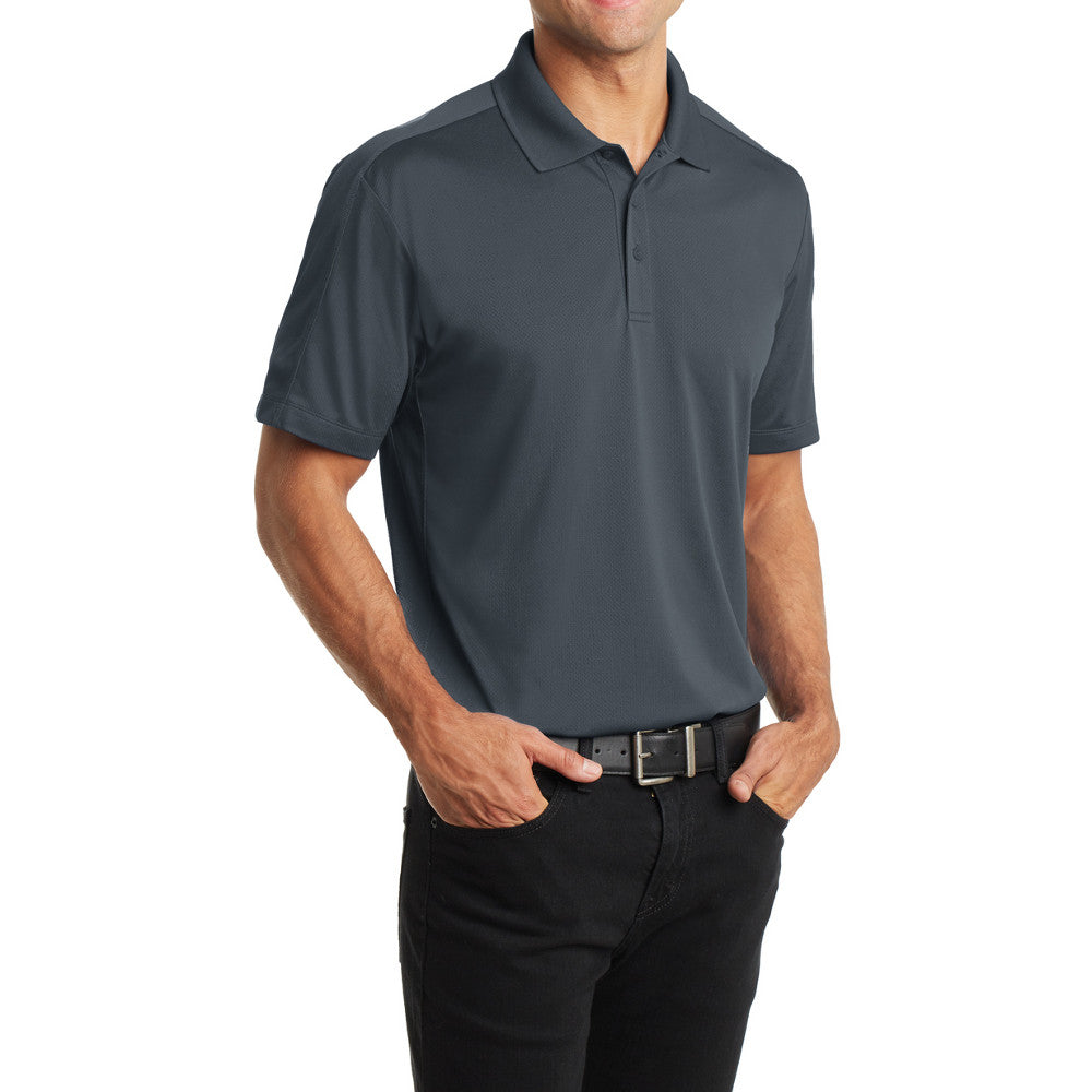 Men's Diamond Jacquard Polo