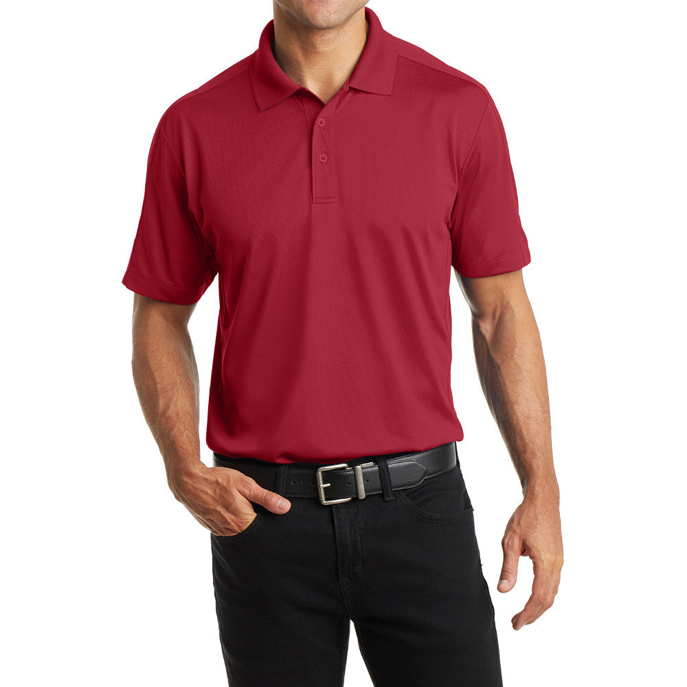 Men's Diamond Jacquard Polo