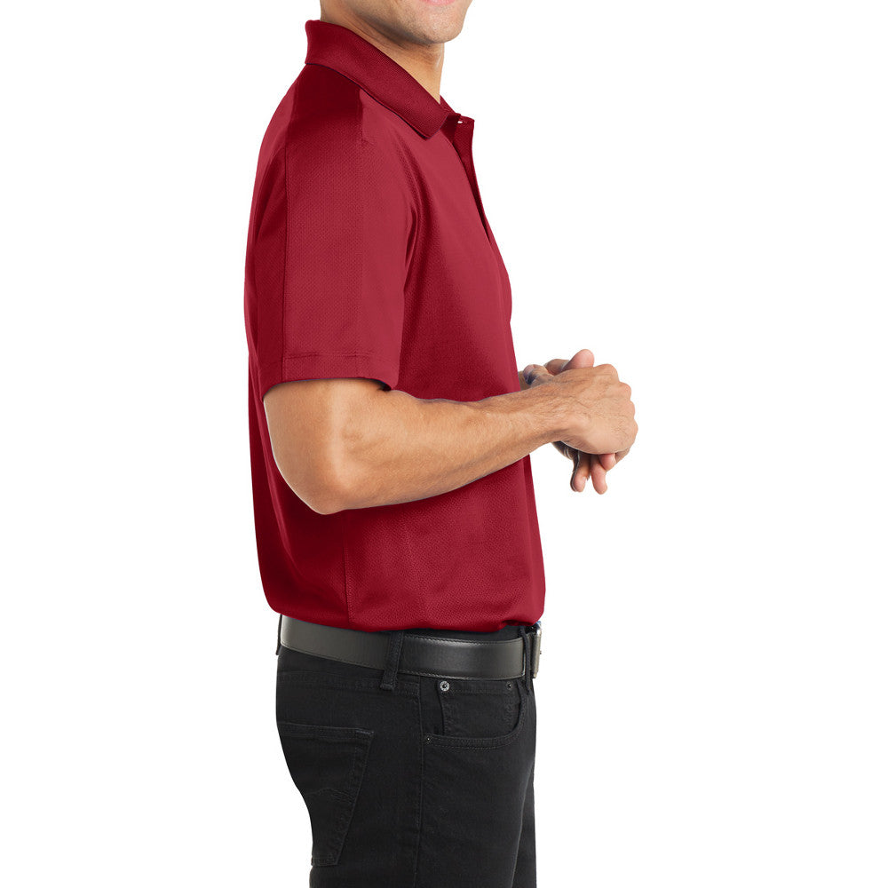 Men's Diamond Jacquard Polo