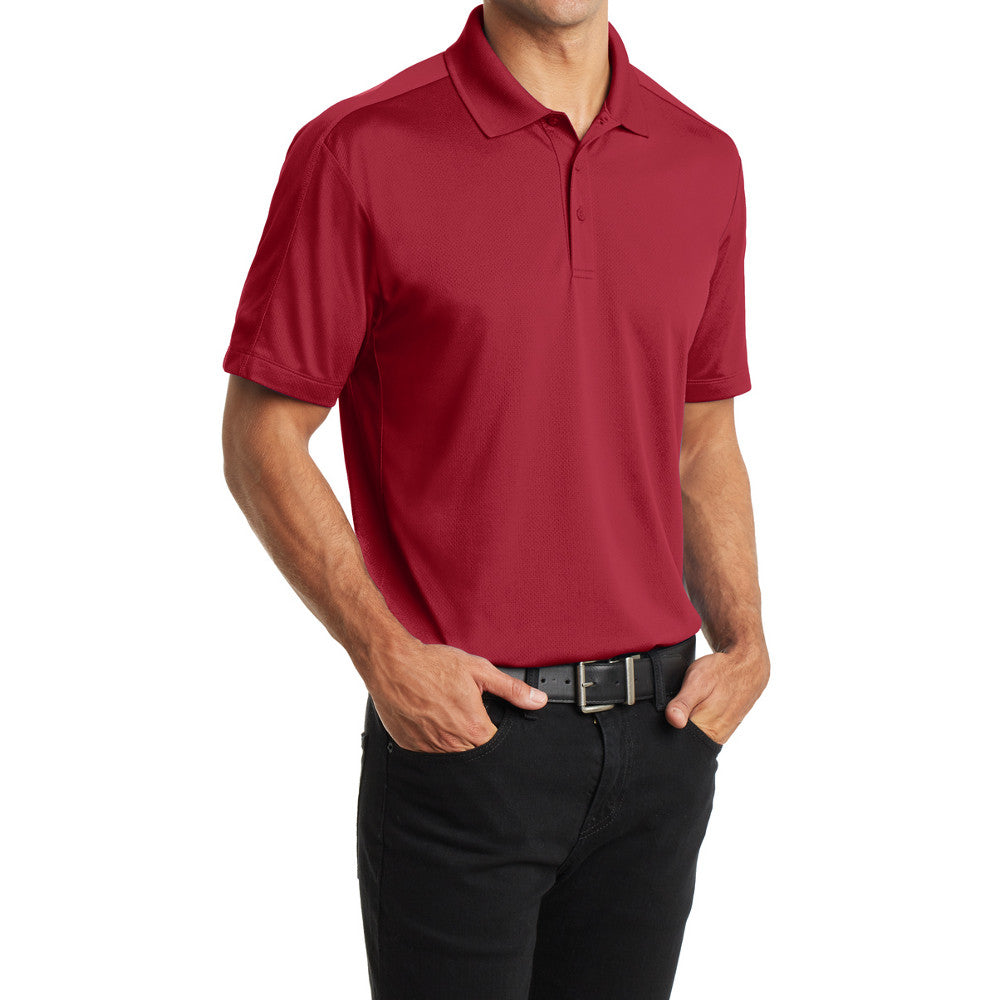 Men's Diamond Jacquard Polo