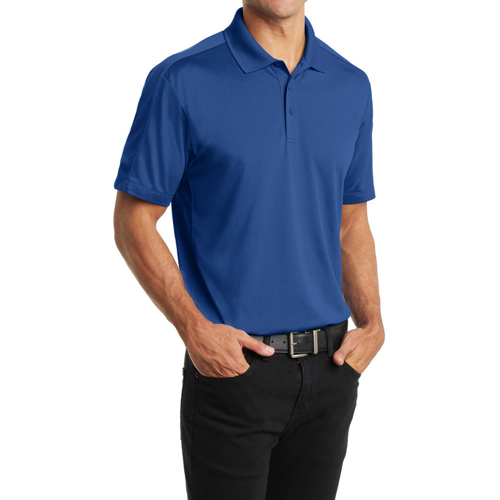 Men's Diamond Jacquard Polo