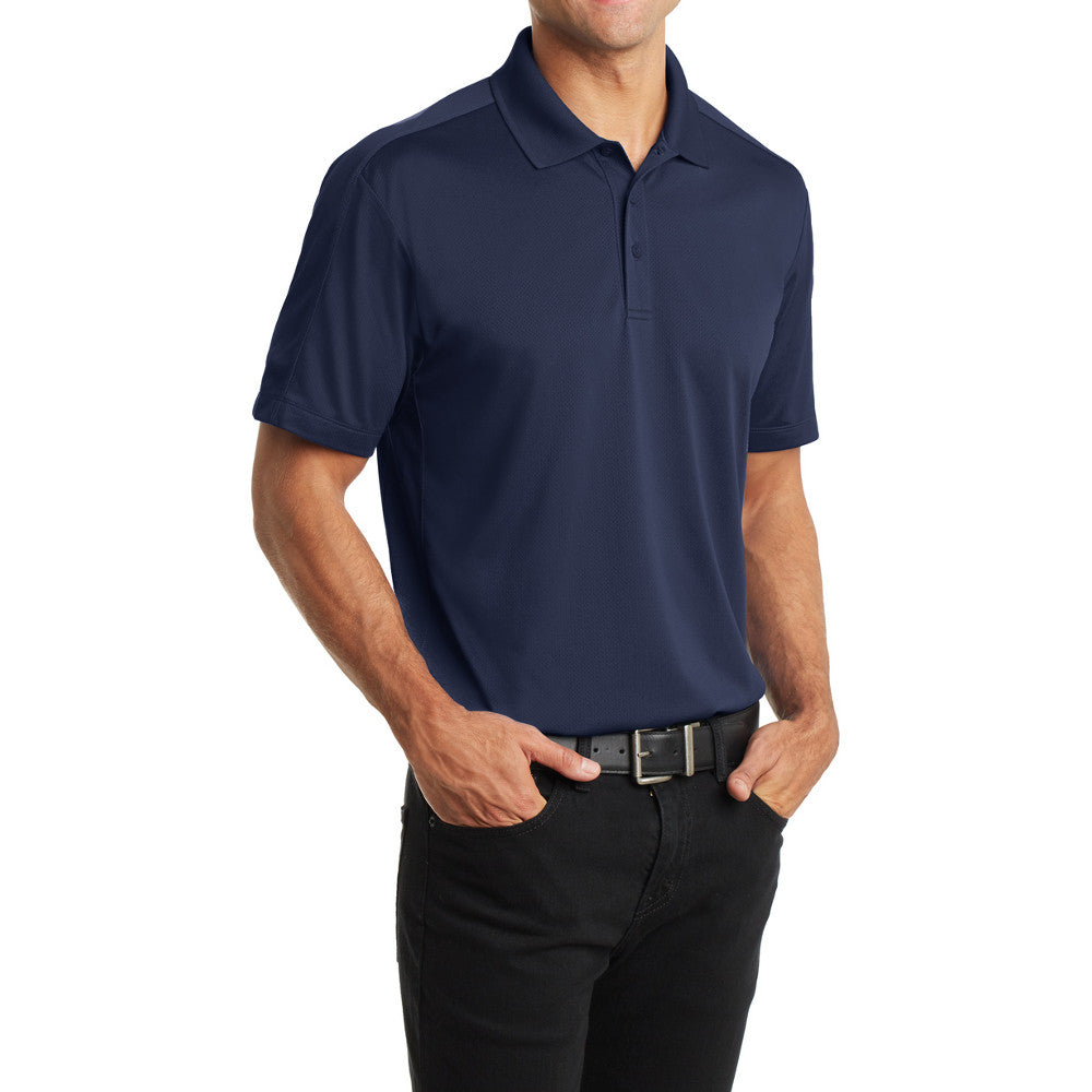 Men's Diamond Jacquard Polo