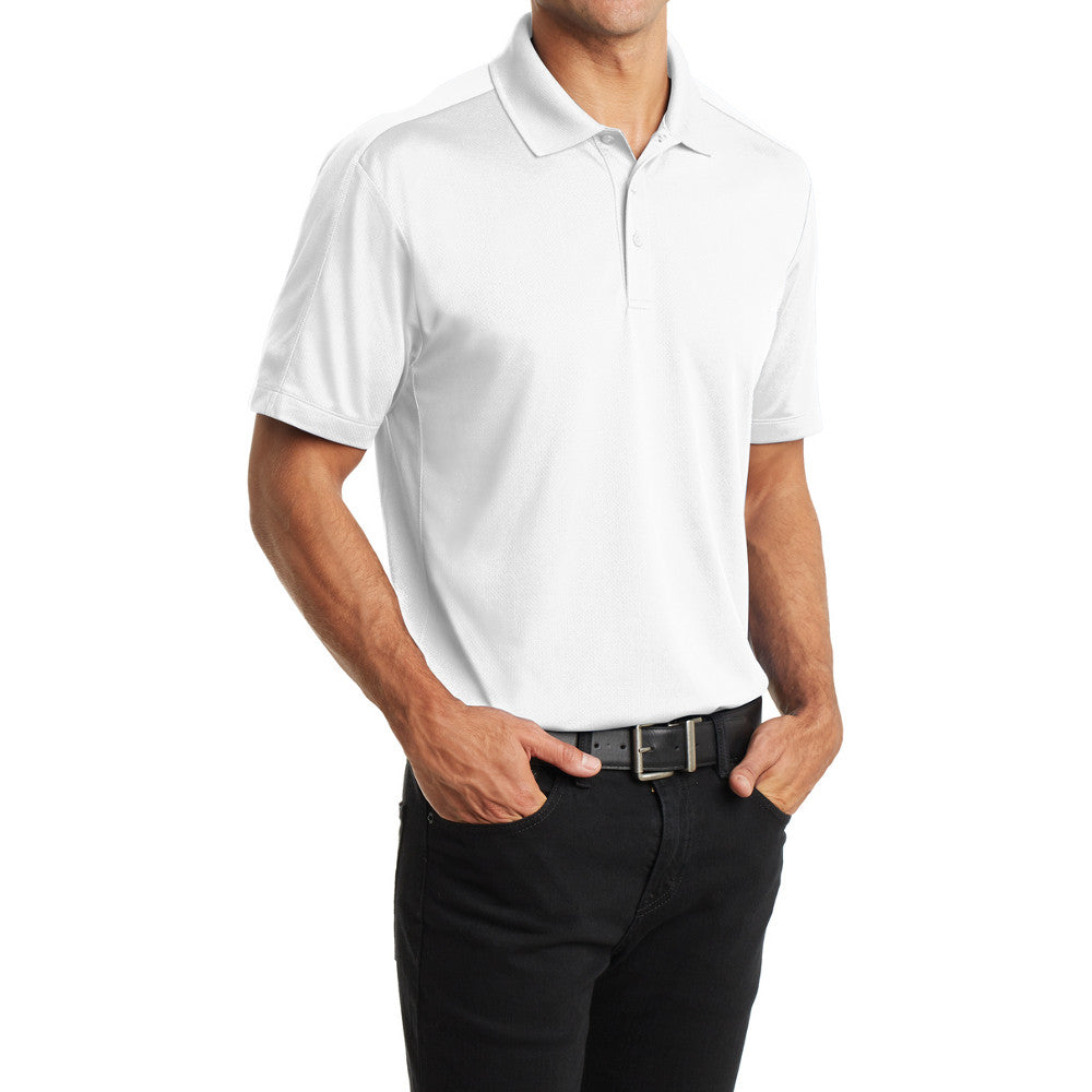 Men's Diamond Jacquard Polo