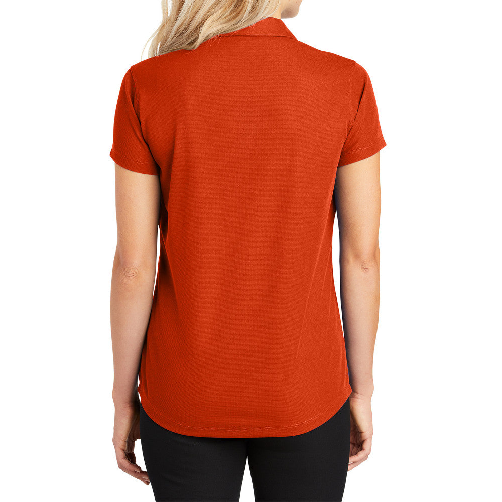 Women's Short Sleeve Dry Zone Moisture-Wicking Grid Polo Shirt