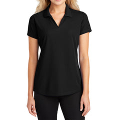 Women's Short Sleeve Dry Zone Moisture-Wicking Grid Polo Shirt