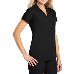 Women's Short Sleeve Dry Zone Moisture-Wicking Grid Polo Shirt