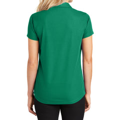 Women's Short Sleeve Dry Zone Moisture-Wicking Grid Polo Shirt