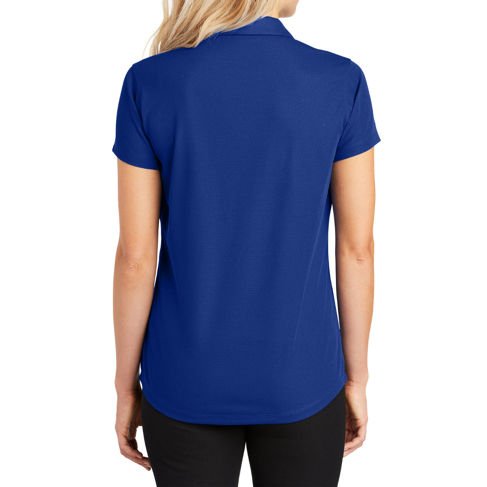 Women's Short Sleeve Dry Zone Moisture-Wicking Grid Polo Shirt
