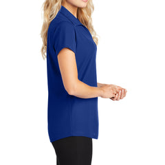 Women's Short Sleeve Dry Zone Moisture-Wicking Grid Polo Shirt