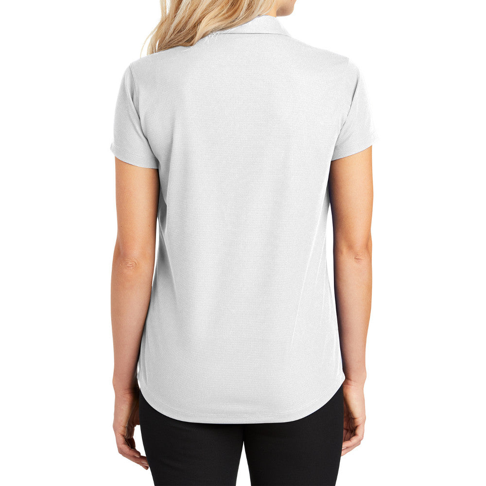 Women's Short Sleeve Dry Zone Moisture-Wicking Grid Polo Shirt
