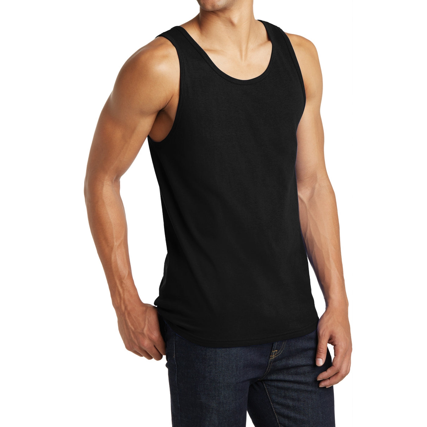 Men's District Young The Concert Tank - Black