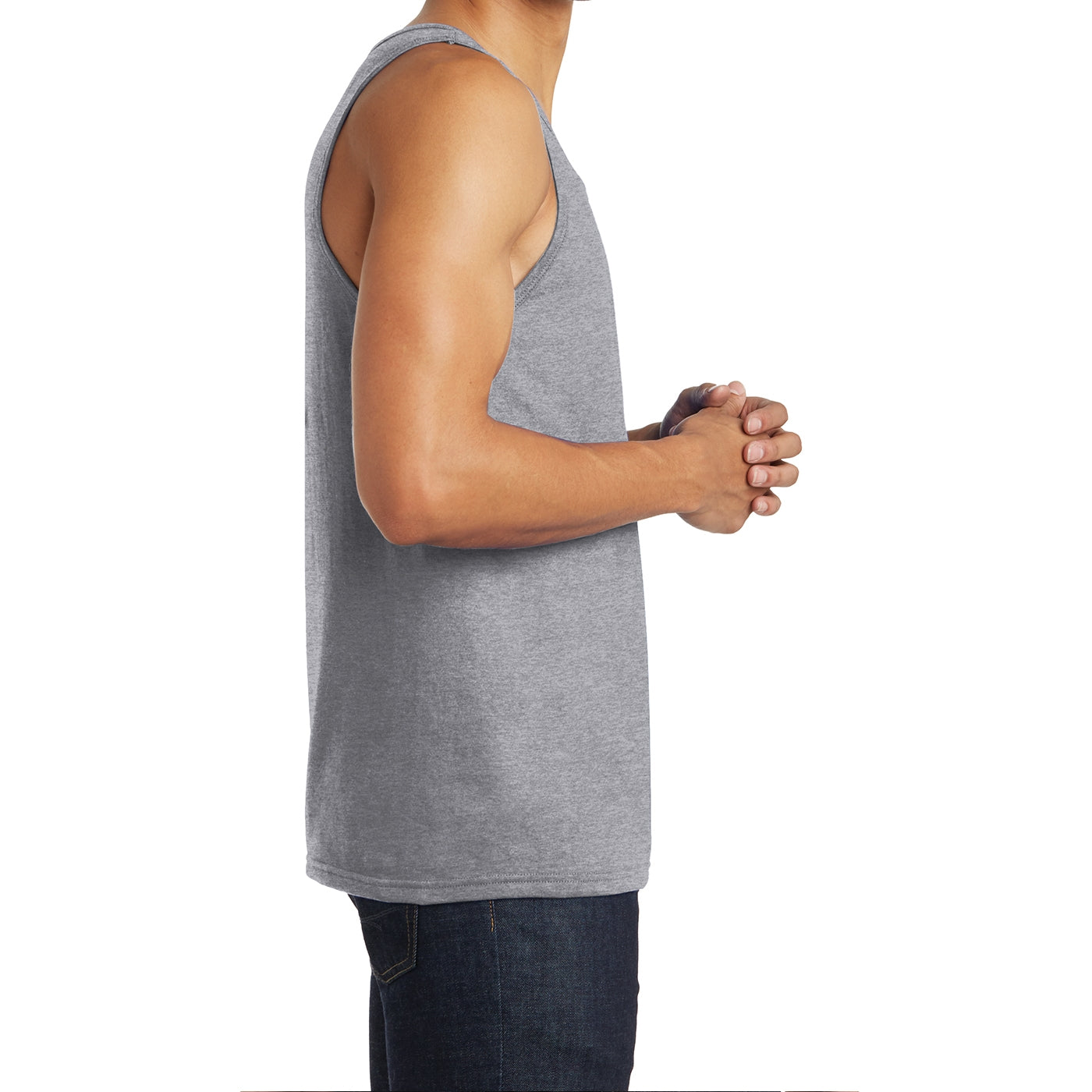 Men's District Young The Concert Tank - Heather Grey