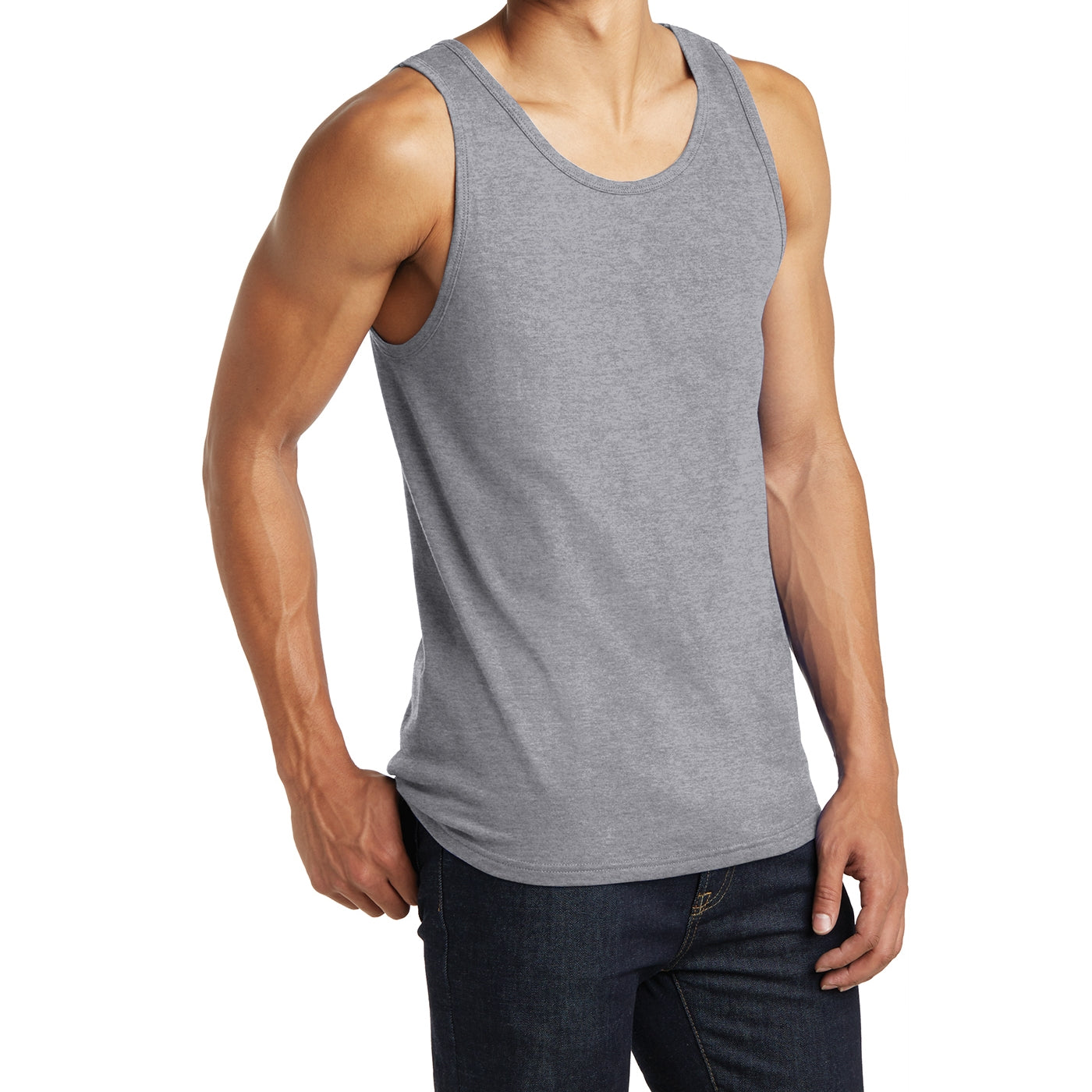 Men's District Young The Concert Tank - Heather Grey