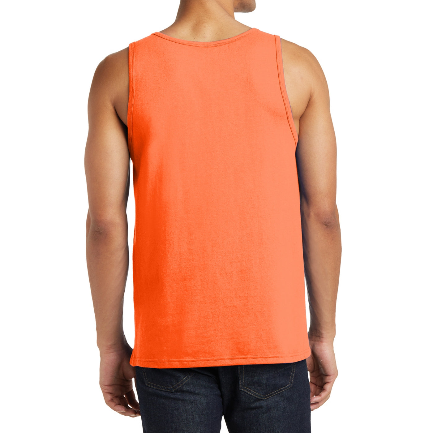 Men's District Young The Concert Tank - Neon Orange