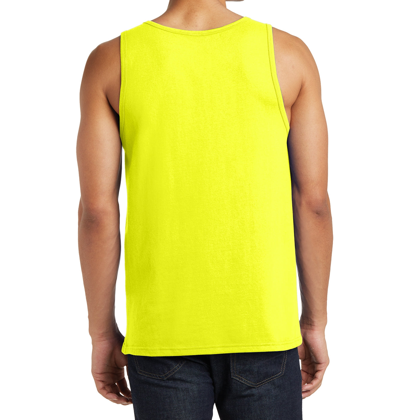 Men's District Young The Concert Tank - Neon Yellow