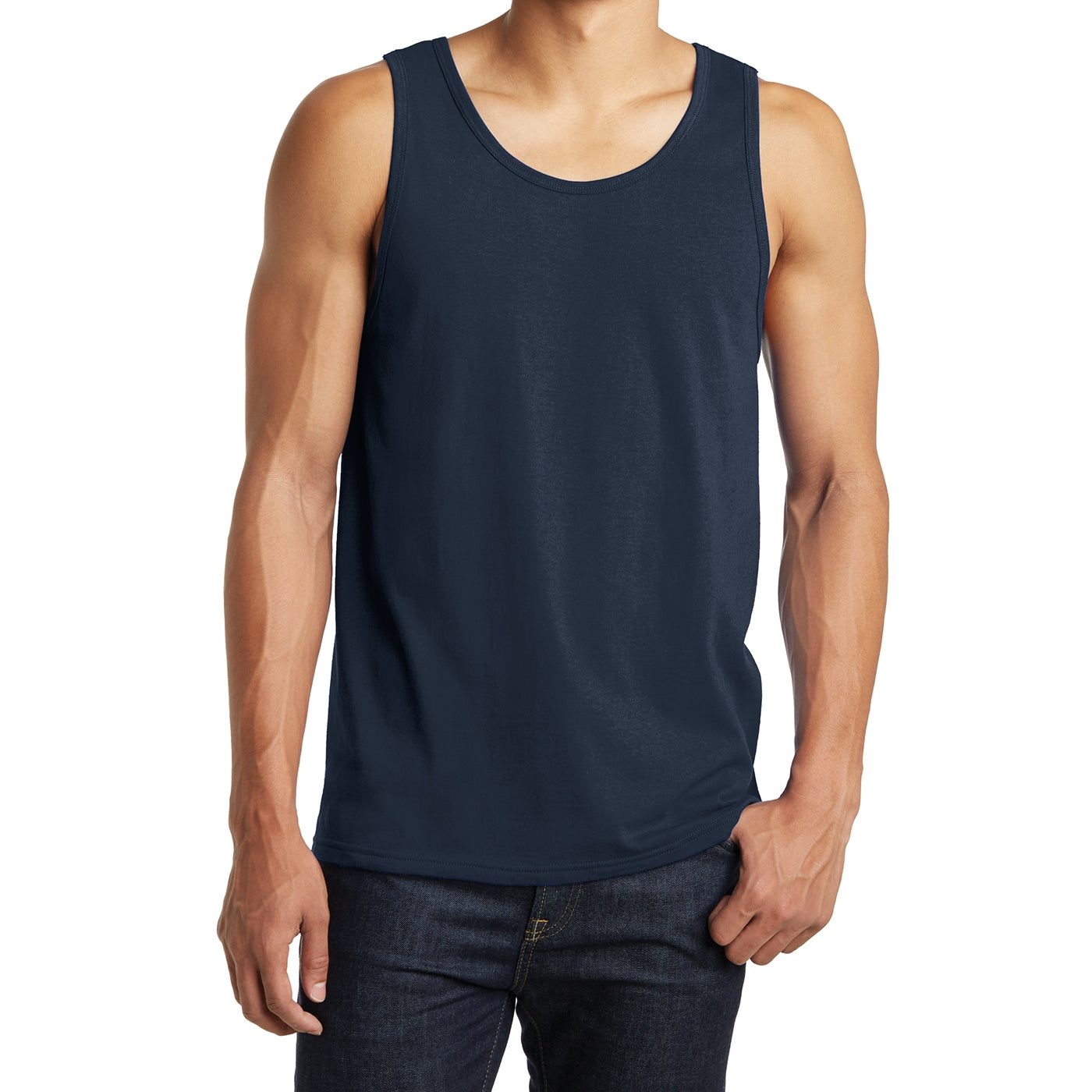 Men's District Young The Concert Tank - New Navy