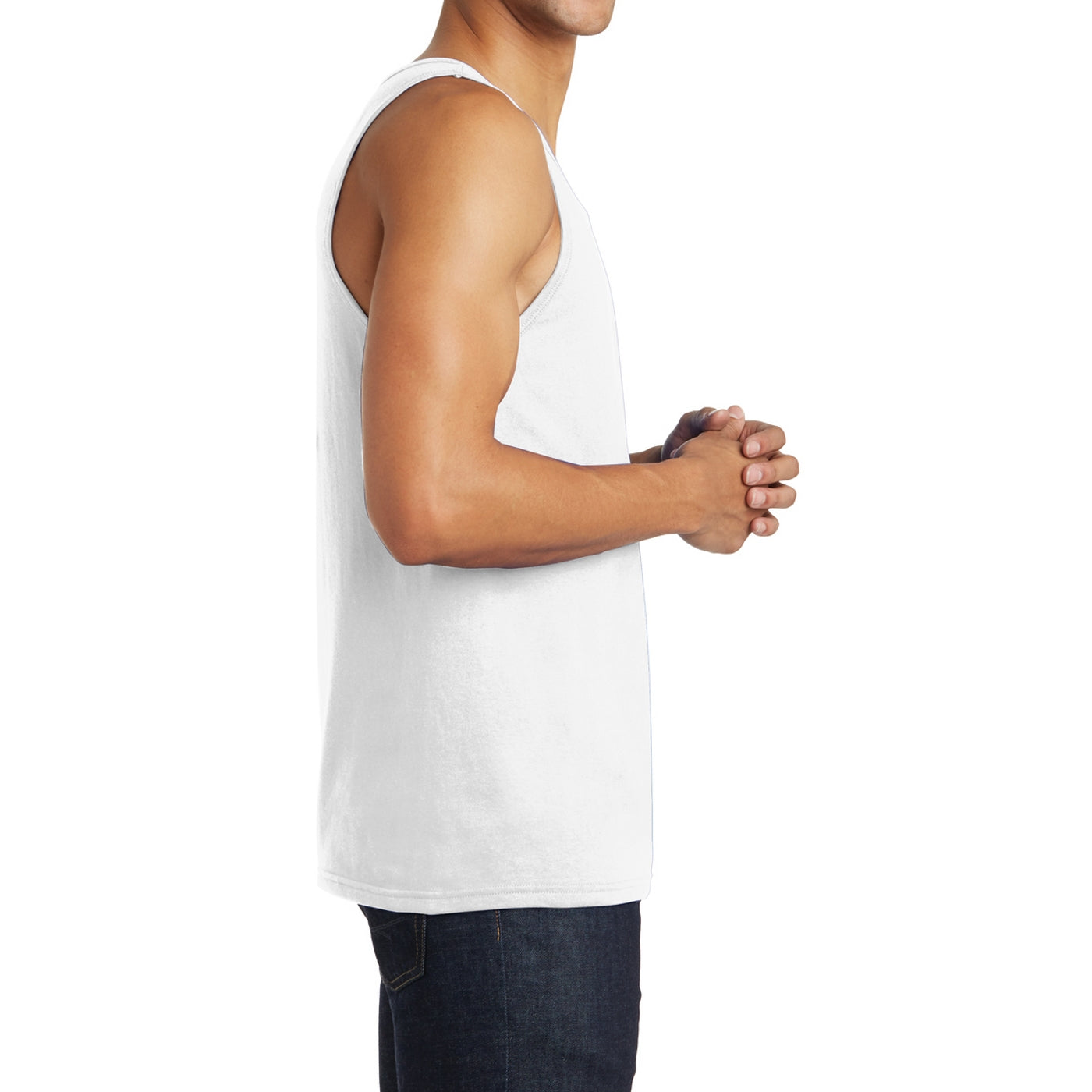 Men's District Young The Concert Tank - White