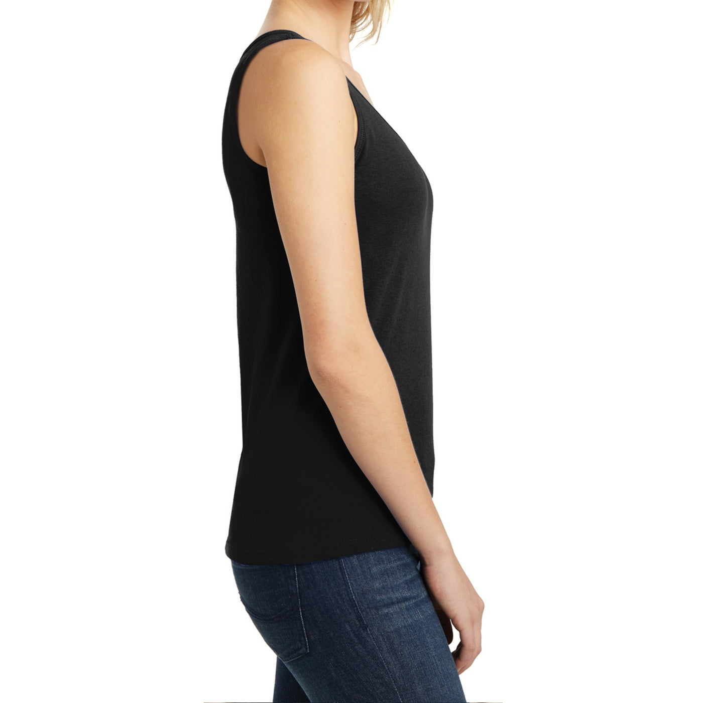 Women's Juniors The Concert Tank - Black