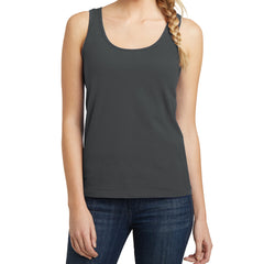 Women's Juniors The Concert Tank - Charcoal