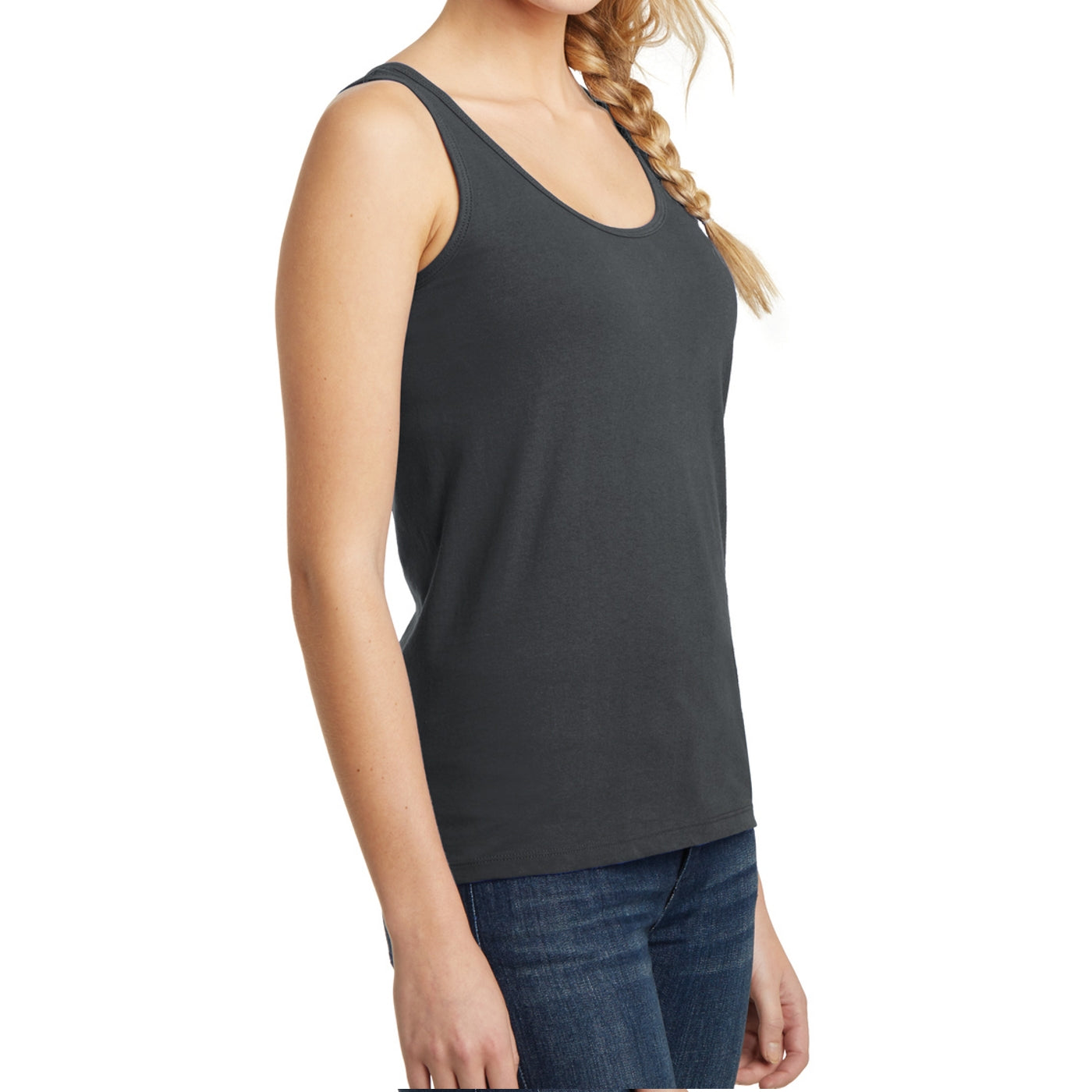 Women's Juniors The Concert Tank - Charcoal