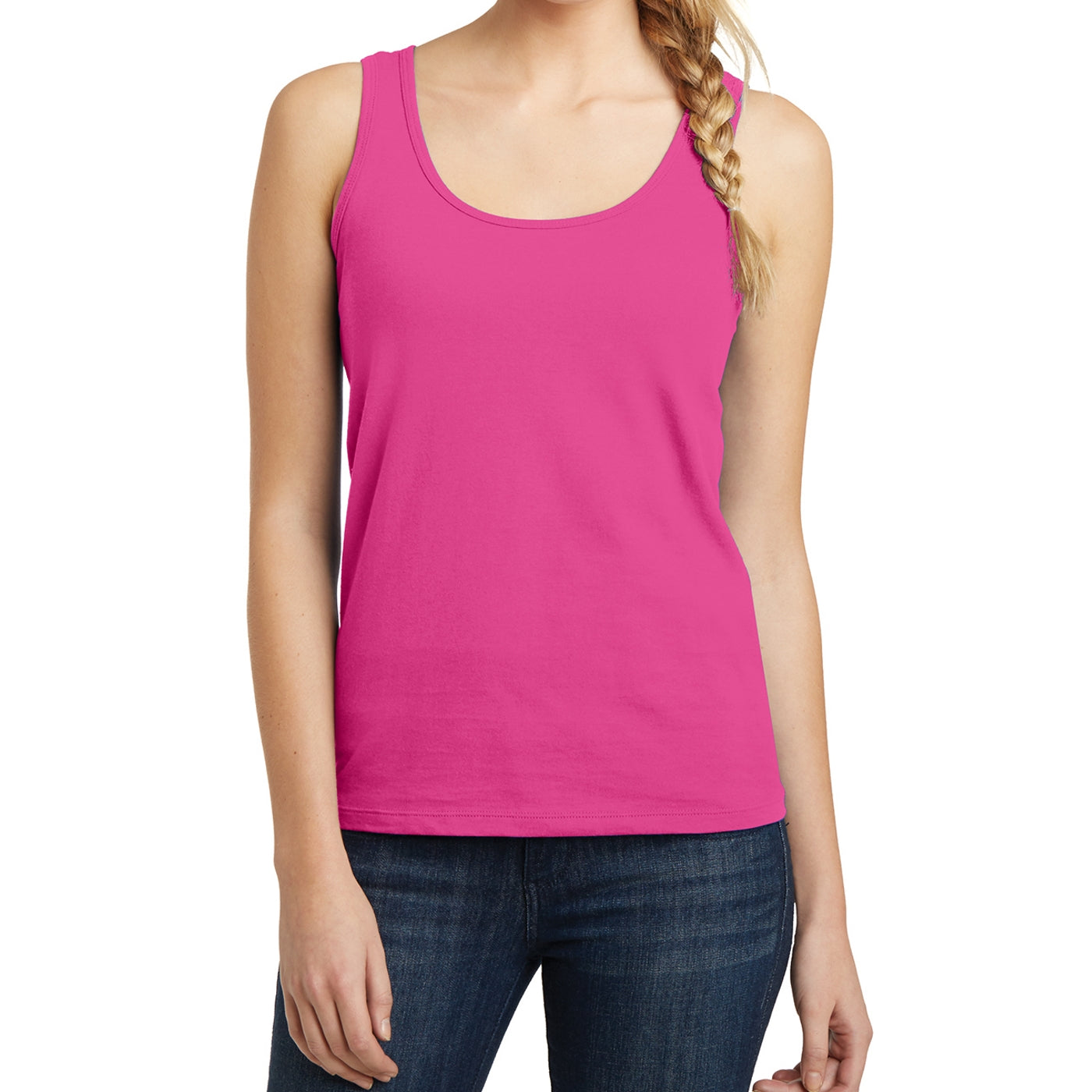 Women's Juniors The Concert Tank - Dark Fuchsia