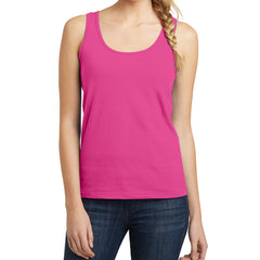Women's Juniors The Concert Tank - Dark Fuchsia