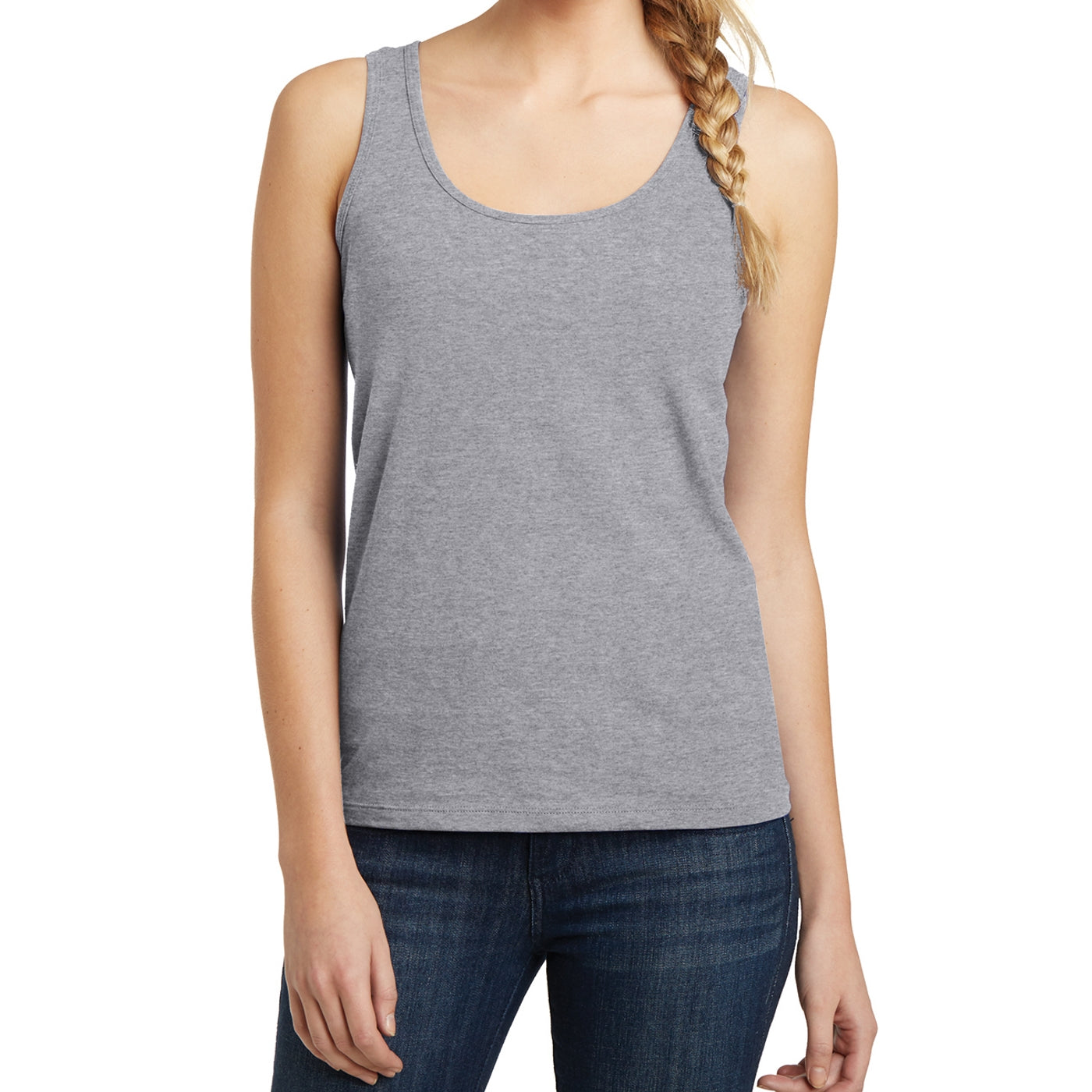 Women's Juniors The Concert Tank - Heather Grey