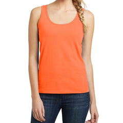 Women's Juniors The Concert Tank - Neon Orange