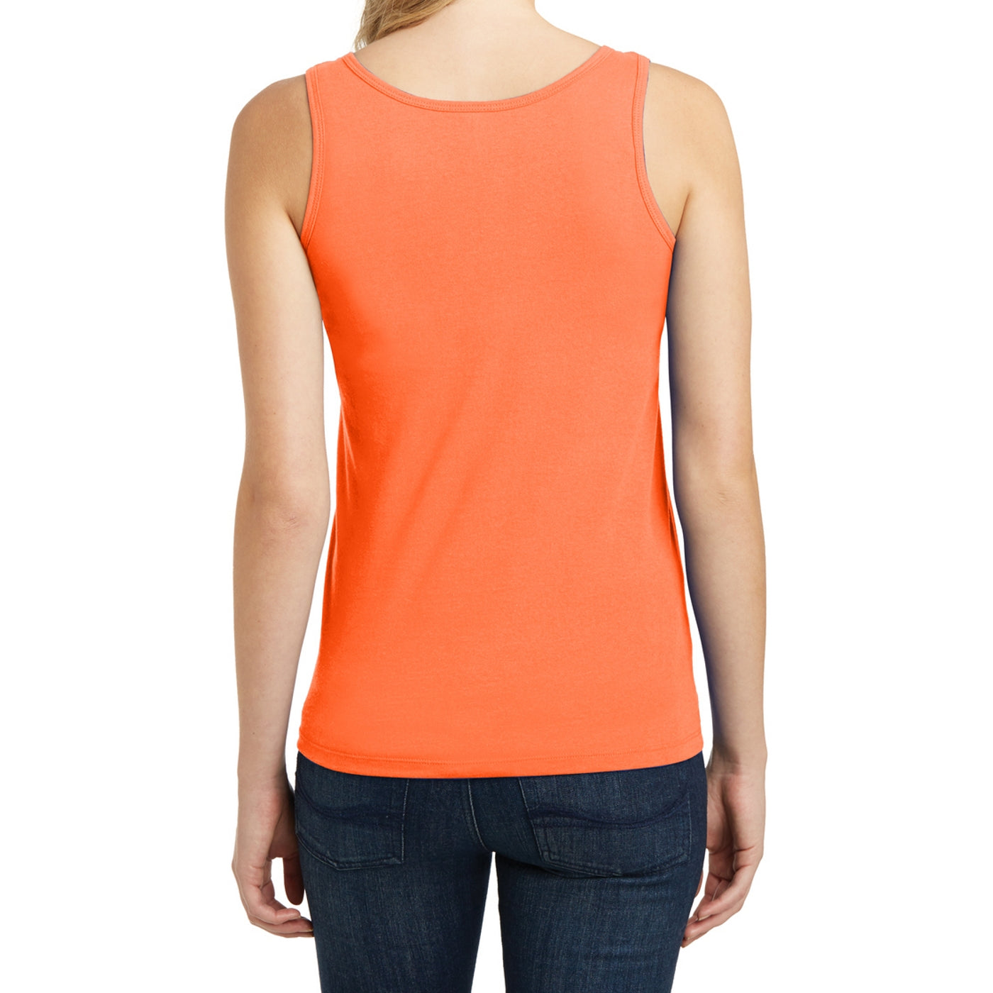 Women's Juniors The Concert Tank - Neon Orange