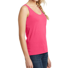 Women's Juniors The Concert Tank - Neon Pink
