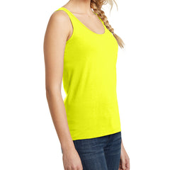 Women's Juniors The Concert Tank - Neon Yellow