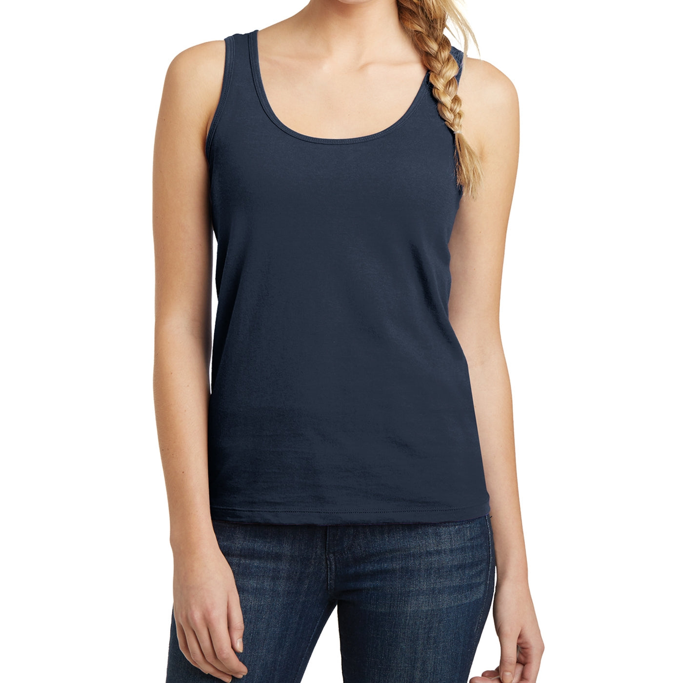 Women's Juniors The Concert Tank - New Navy