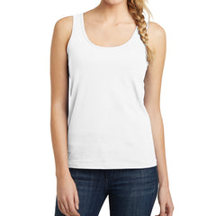 Women's Juniors The Concert Tank - White