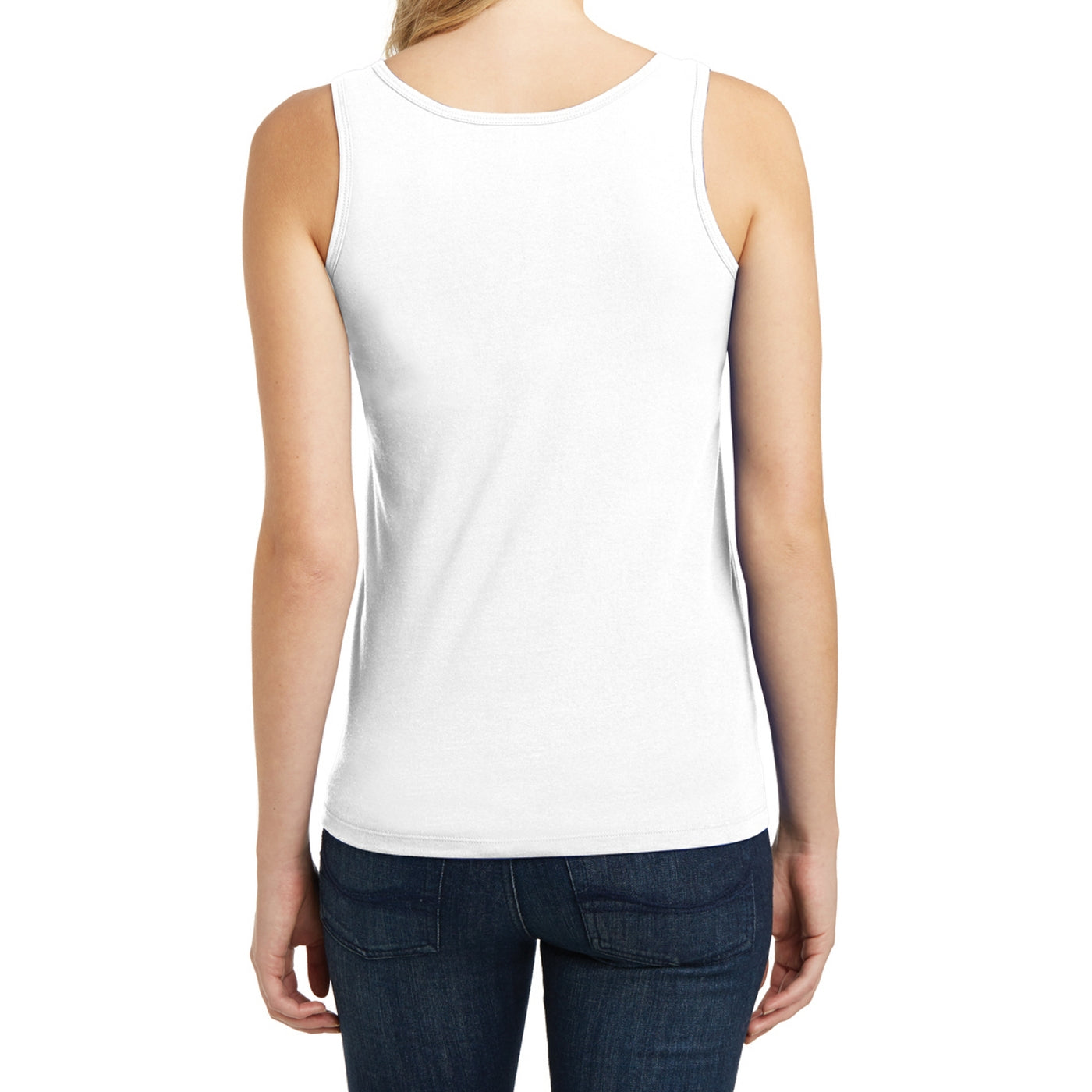 Women's Juniors The Concert Tank - White