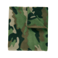 Core Printed Fleece Blanket Camo Print