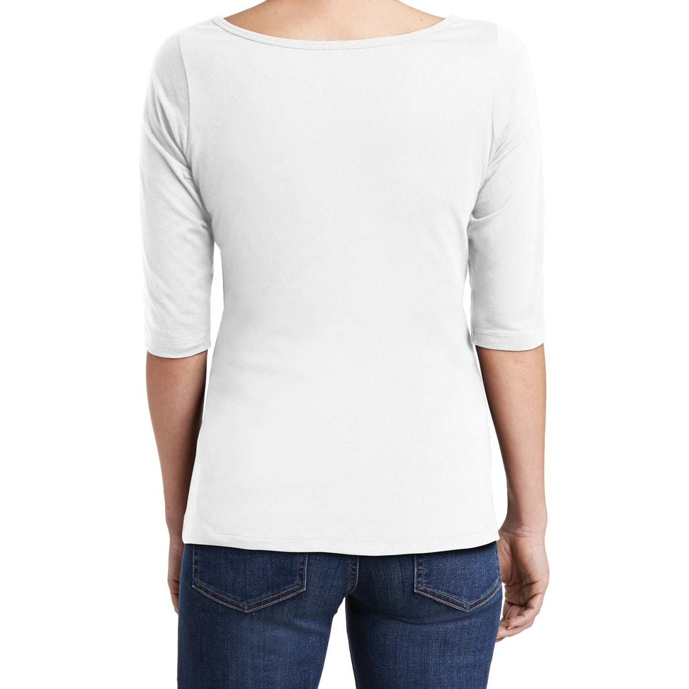 Women's Perfect Weight 3/4-Sleeve Tee - Bright White