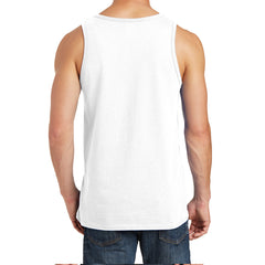 Men's Core Cotton Tank Top - White - Back