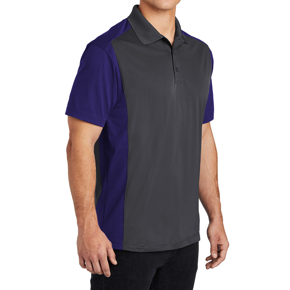 Men's Colorblock Micropique Sport Wick Polo