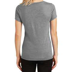 Women's Perfect Tri V-Neck Tee - Grey Frost - Back